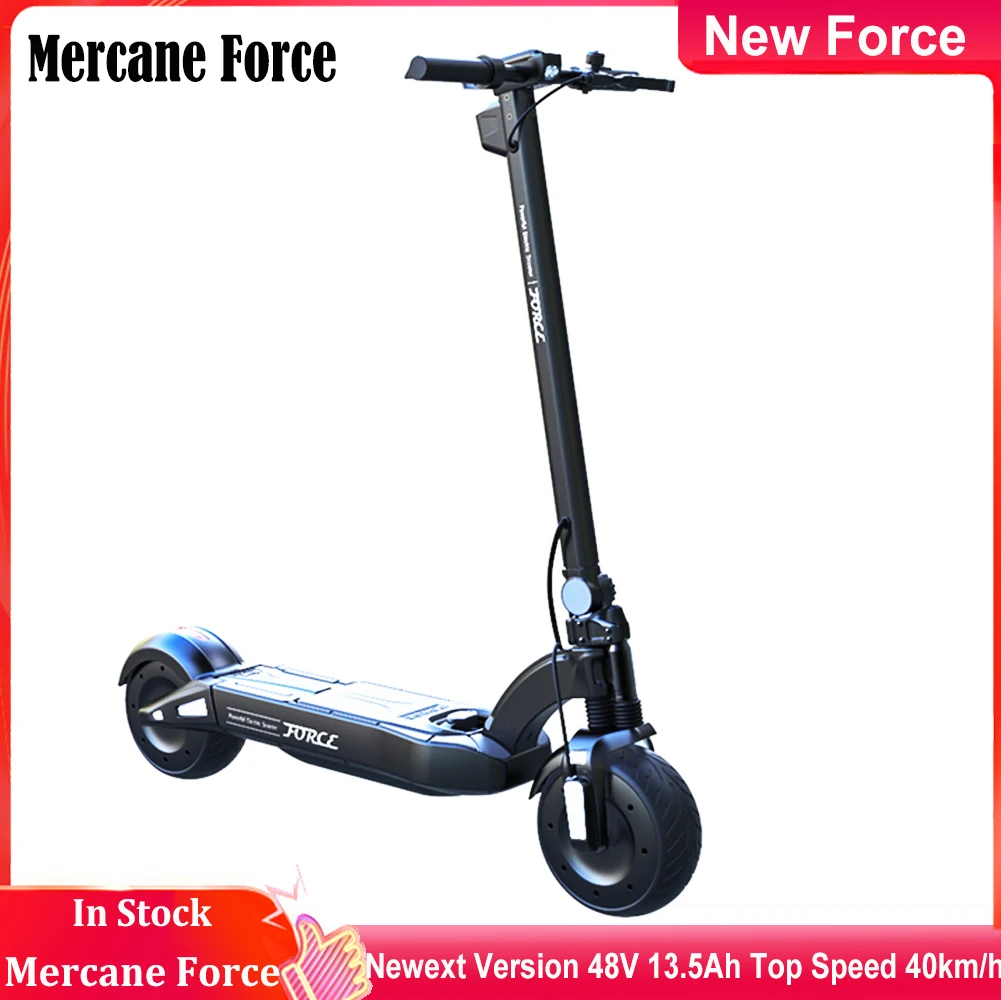 

Newest Mercane Force Electric Scooter Dual Motor 2*400W 48V 13.5Ah 10inch Top Speed 40km/h Foldable Electric Scooter