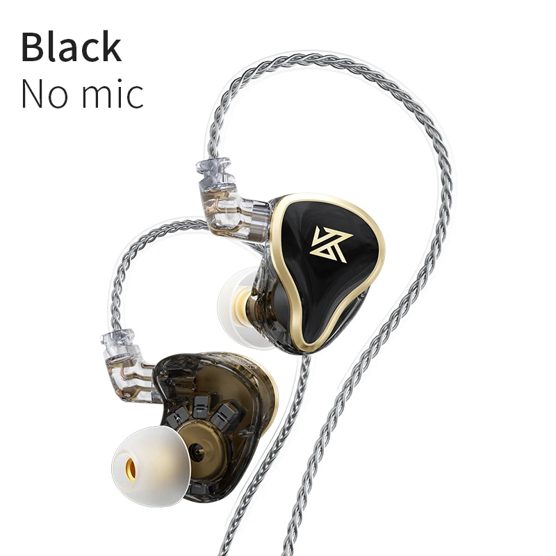 KZ ZAS 16 Eenheden Koptelefoon 7BA + 1DD Dynamische hybride Oordopjes HiFi Bass Sport Headset Ruisonderdrukking in Ear Monitoren