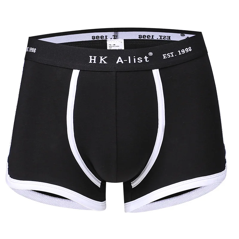 Men Boxers Brief Shorts Underwear Cotton Undies Big Size Homme Breathable Boys Soild Underpants Panties S M L XL 2XL 3XL 4XL