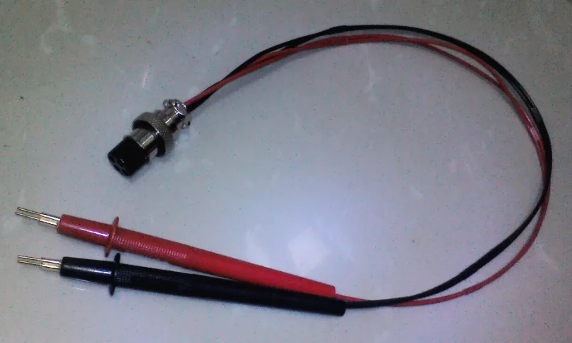 Testeur de résistance interne de batterie, accessoires de testeur de tension et de courant: ligne de test à quatre fils, sondes à ressort, fils de test