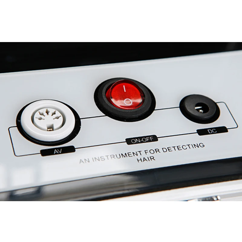 كاشف بصيلات شعر الرأس 7 بوصة مكبر 200 مرة أداة اختبار تحليل الوجه بالبشرة عالية الوضوح