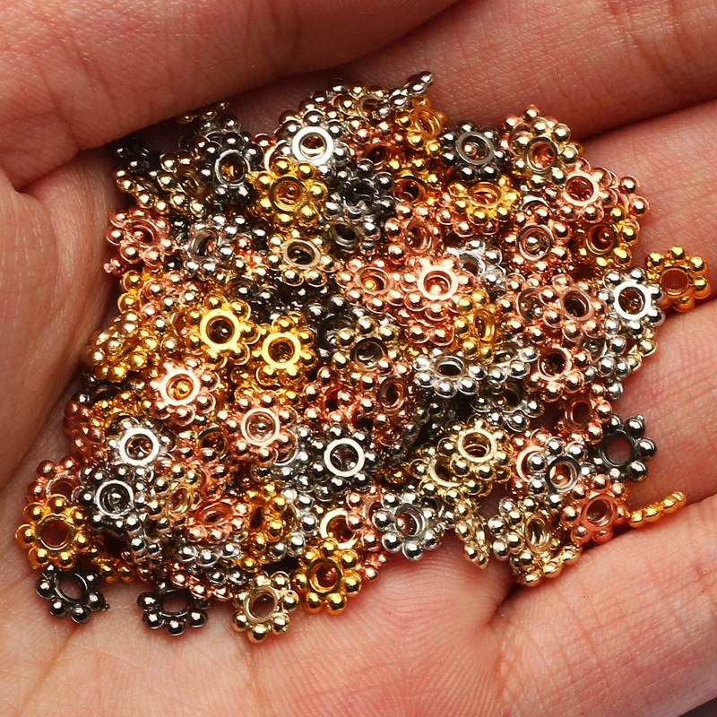 200 Teile/los 6mm CCB Kunststoff Charme Rad Perlen Lose Spacer Perlen Für Schmuck Machen Diy Armband Halskette Erkenntnisse Zubehör