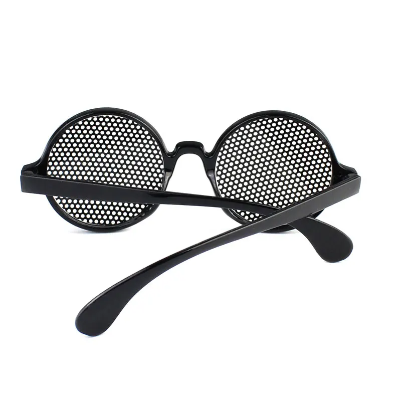 Pinhole Sun Glasses For Men Women\'s Sunglasses Silver Fashion Goggles Party Sunglass Women Zonnebril Dames Black