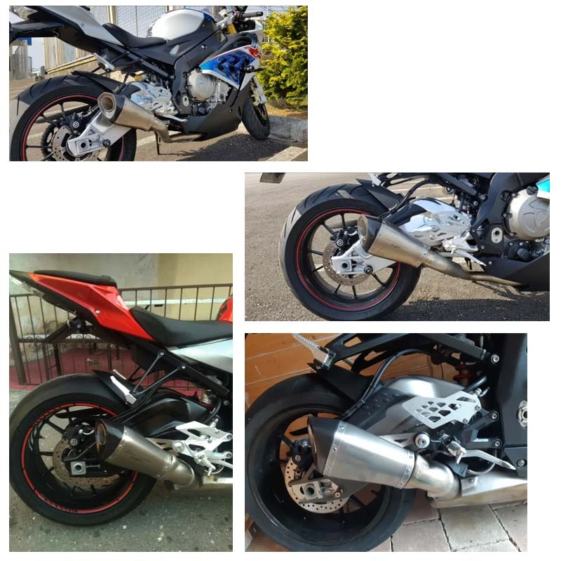 S1000RR Slip-On Exhaust Muffler 60mm/65mm Inlet Motocross Escape