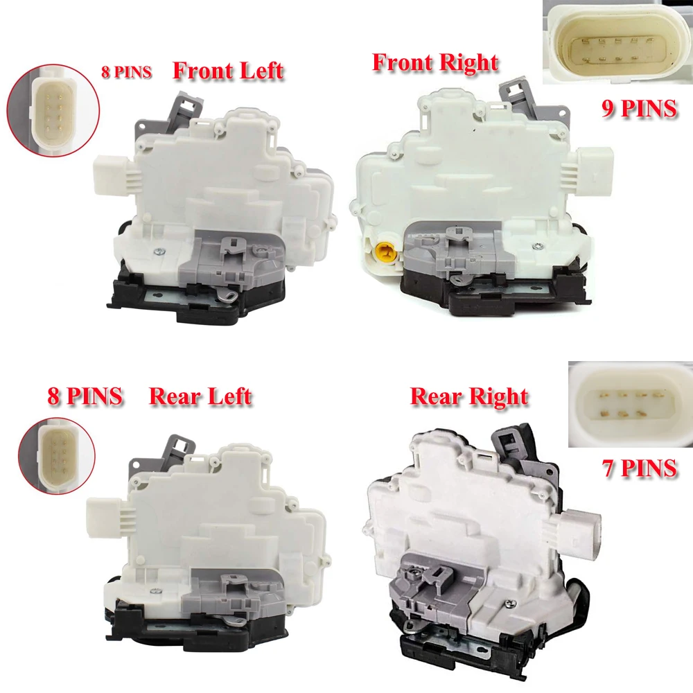 Door Lock Actuator Latch for Audi Q3 Q5 Q7 A4 S4 A5 S5 TT 8K0839015C 8K0839016 8J2837015A 8J2837016A 8J1837015A 8J1837016A