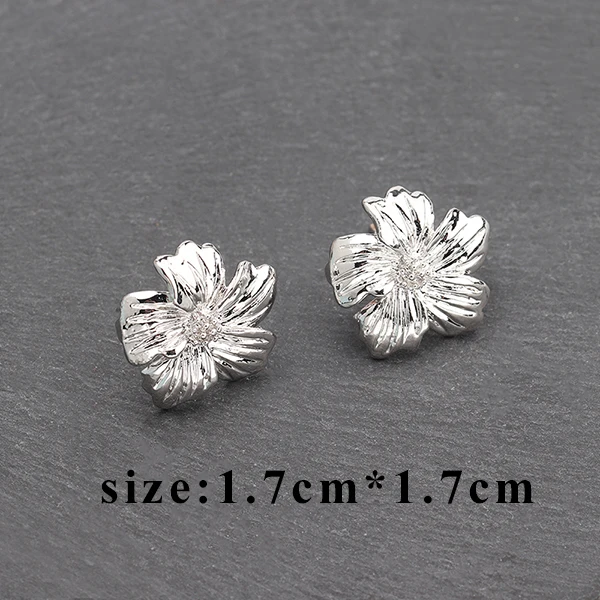 GUFEATHER M600, sieraden accessoires, 18k verguld, 0.03 micron, rhodium plated, stud oorbel, diy oorbel, sieraden maken, 10 stks/partij