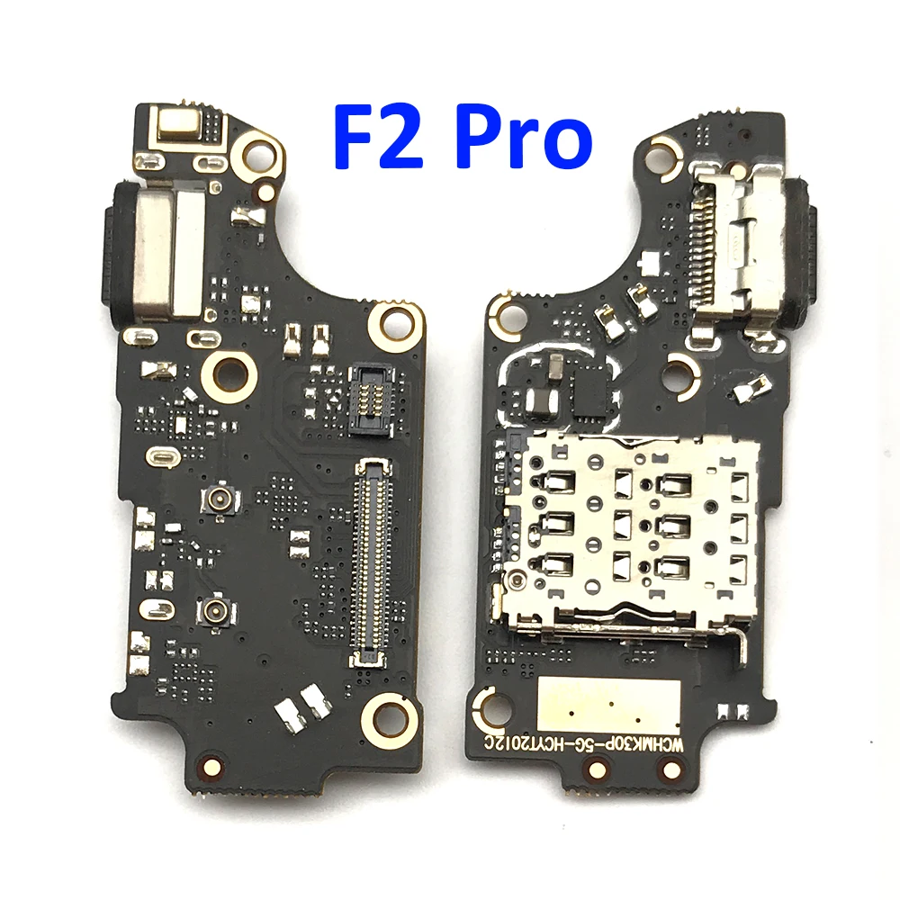 20Pcs USB Charging Port Flex Cable Dock Connector Board With Mic Microphone For Xiaomi Mi Poco F2 Pro Mi 10T Dock Connector