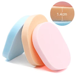 Facial Washing Cleansing Sponge Face Makeup Sponge Flutter 14mm Thickness Pad Remover Cosmetic Puff Facial Washing Tool