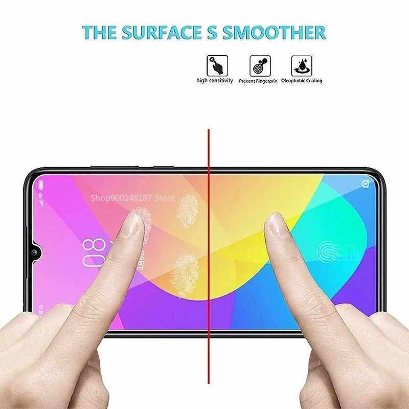 2 In 1 Protective Glass for Xiaomi Mi A3 A 3 Screen Protector Camera Lens Film on Xiomi 10 Lite youth 5G 9t Xiaomia3 Safety Film