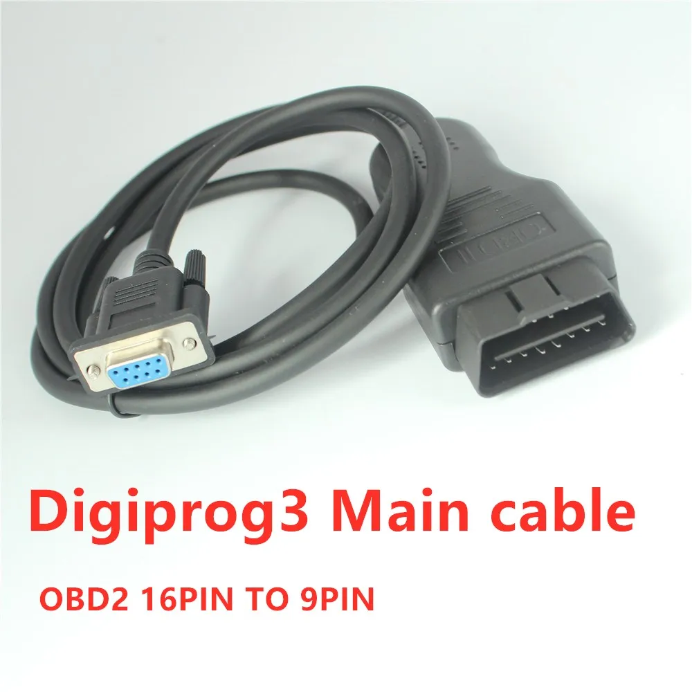 

Acheheng Cables for Digiprog3 Main Testing Cable Digiprog III OBDII 16PIN To 9pin Cable digiprog 3 main test cable