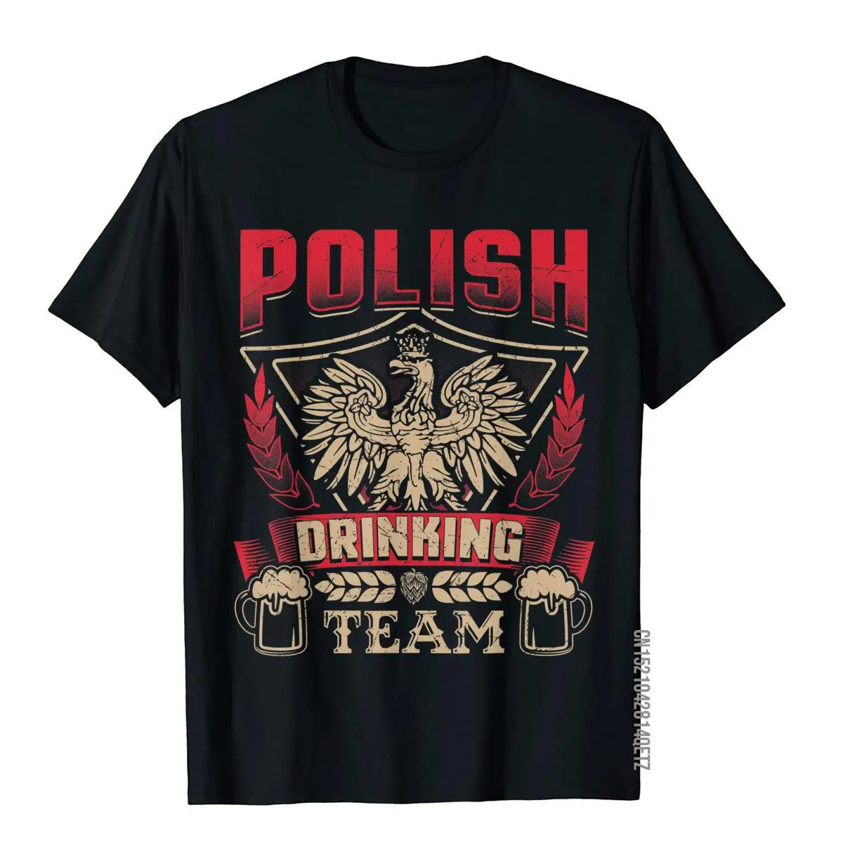 Dyngus Day Polish Beer Poland Pride Falcon Eagle Drinking T-Shirt Cotton Male T Shirts Slim Fit Tops Shirt Funky Vintage