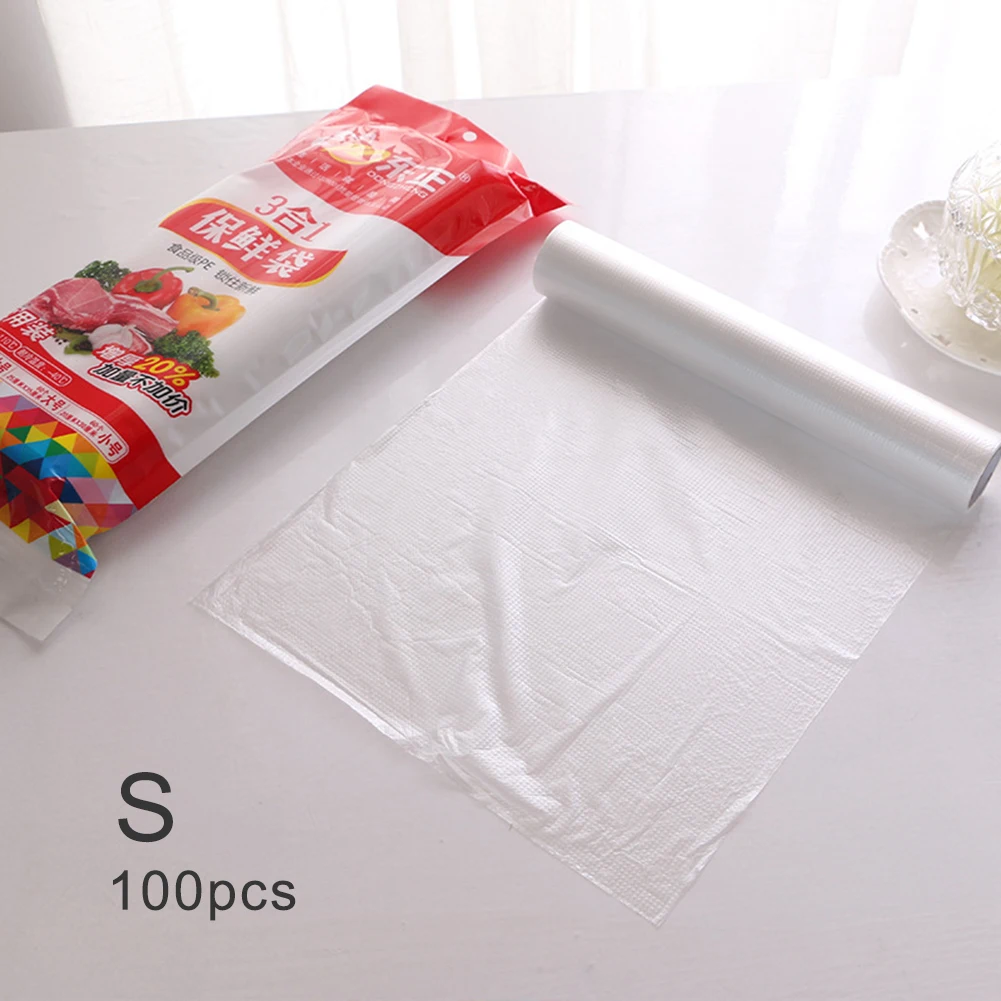 Home Resturant Kitchen Food Storage Preservation Bags Packaging Film Thickened  Saran Wrap Vacuum Sealer Food Plastic Bags