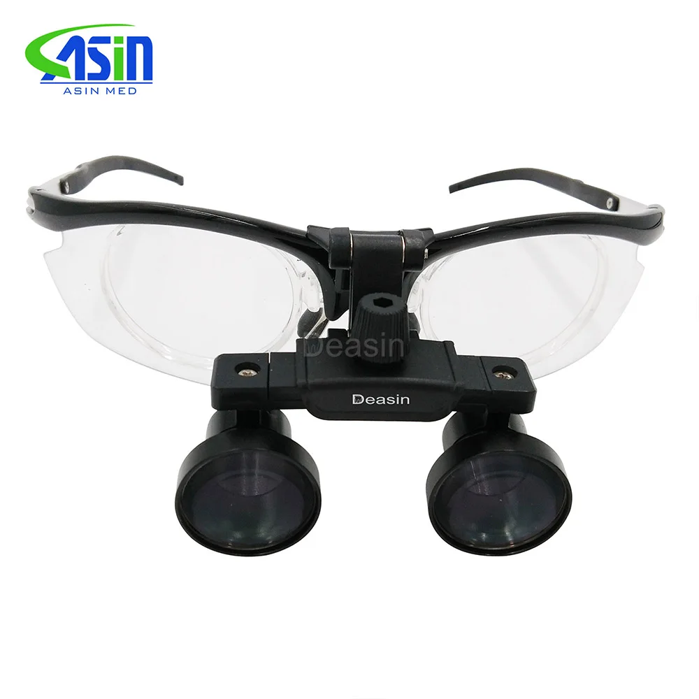 New Adjustable magnification from 2.5x to 3.5x Dental Loupes Magnifier with Surgical Magnifying Glasses