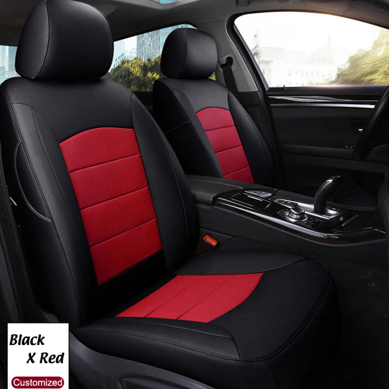 12PCS/Set Seat Cover for Mercedes-Benz GLC300 GLC200 260 250d Seat Cover Cowhide & PVC Leather Custom Car Protectors Accessories