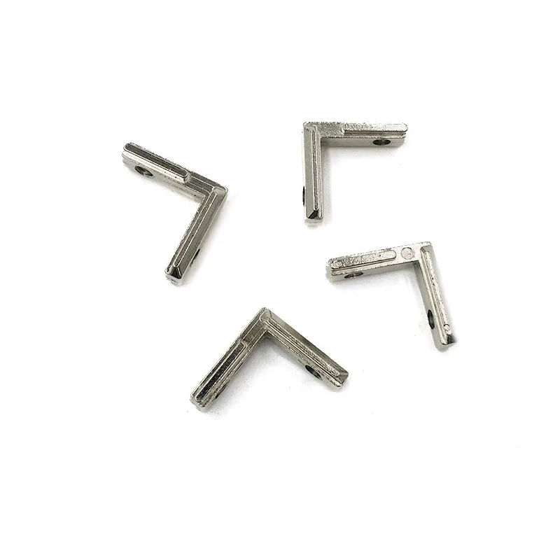 Conector de ranura de esquina 2020 / 3030/4040/ángulo recto Tipo L, adecuado para conexión de perfil de aluminio