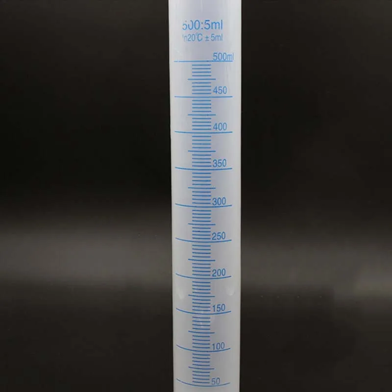 100ml Plastic Measuring Cylinder Graduated Cylinders for Lab Supplies Laboratory Tools