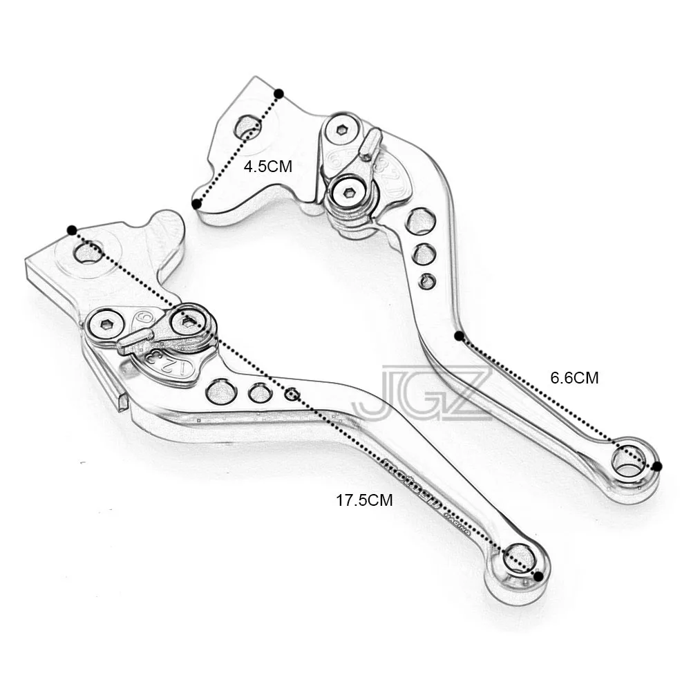 Aluminum Motorcycle Adjustable Short Brake Clutch Levers Handlebar Titanium for Yamaha Cygnus 125 BWS R 125 Smax155 2016 2017