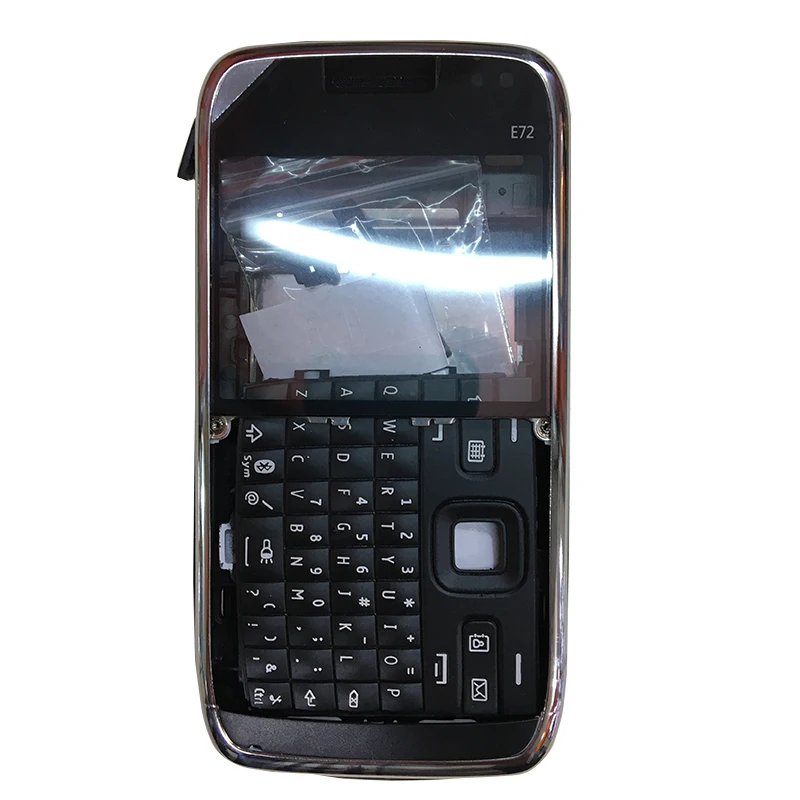 Complete Mobile Phone Housing For Nokia E72 Full Housing Back Cover+Middle Frame+Front Frame+Keyboard With Logo hinteres Gehäuse