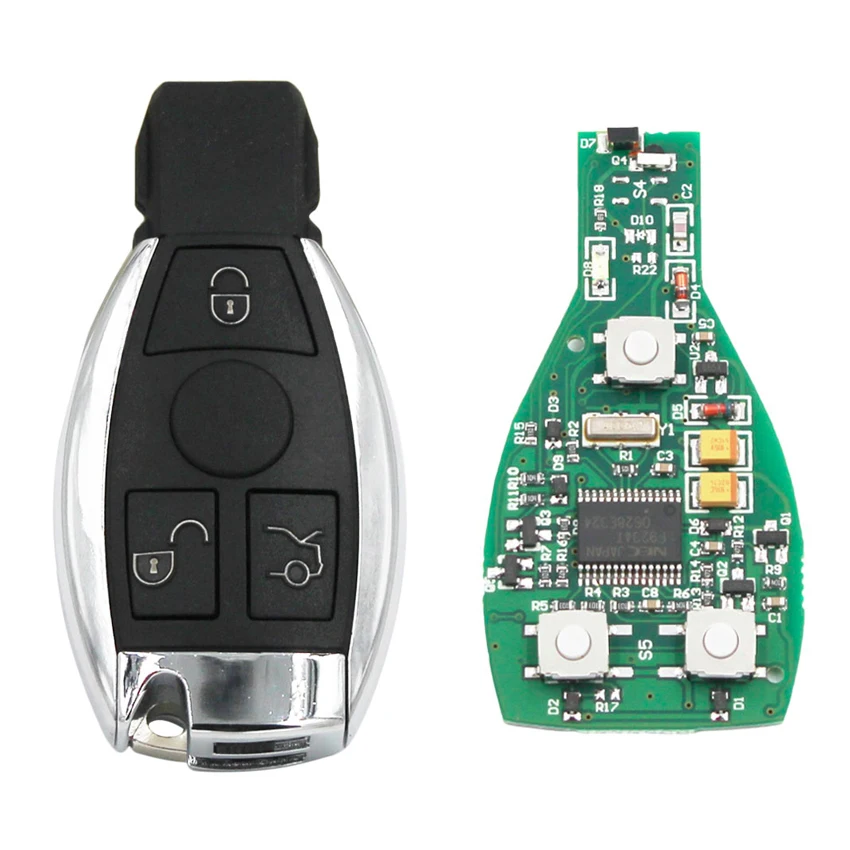 KIMISS 3 Knop Auto Afstandsbediening Sleutel 433.92 MHz PCF9234 Chip