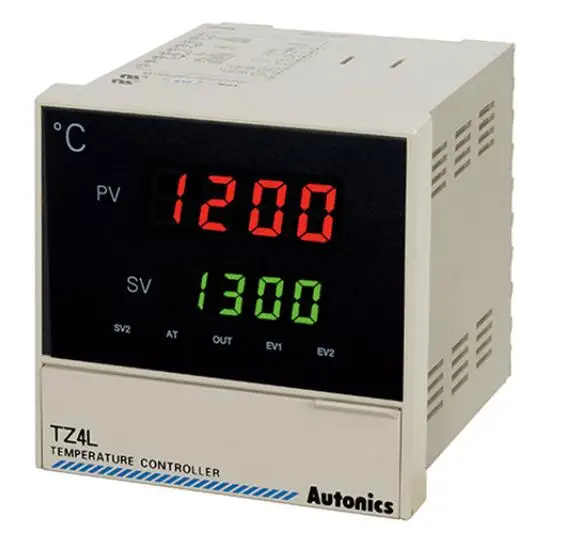 

TZ4L-R4S PID Temp Control, 1/4 DIN, Digital, SSR Output, 2 Alarm Outputs, PV Retransmission,100-240 VAC