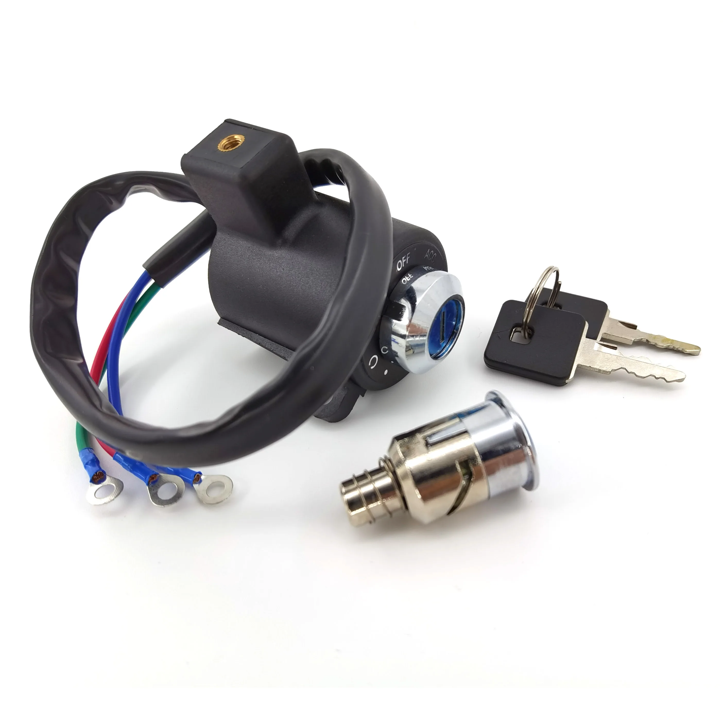 Interruptor de encendido para motocicleta, cerradura con 2 llaves para Harley Sportster XL 883 1200 1995-2003