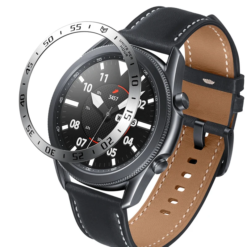 Per Samsung Galaxy Watch 3 41mm/45mm lunetta in metallo anello per lo Styling cornice custodia custodia protezione anello in acciaio inossidabile nuovo