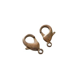 10x Metal Brass Lobster Claw Clasps Snap Hook For Leather Craft Bag Key Ring Jewelry Finding