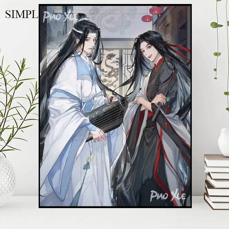 Handicraft Anime Mo Dao Zu Shi We Wuxian Diamond Art Painting Mosaic Cross Stitch Full Square/Round Drill