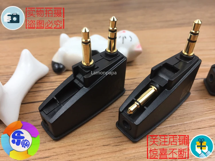 المحمولة 3.5 مللي متر طائرة التوصيل محولات ل Bose QC15 QC3 إلغاء الضوضاء الطيران الصوت التوصيل ل Bose QC25 QC35 سماعة محول