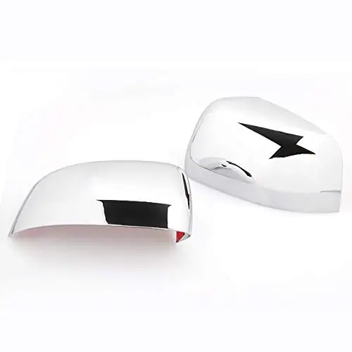 Chrome Top Half Side Mirror Cover For 2011-2016 Dodge Durango & Jeep Grand Cherokee