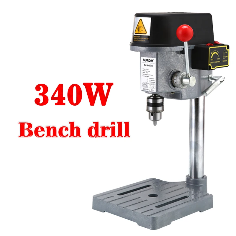 

340W 220V 0.6mm-6.5mm Mini Multi-Function Small Electric Drill Micro Bench Drill 1PC Household Micro Small Drilling Machine