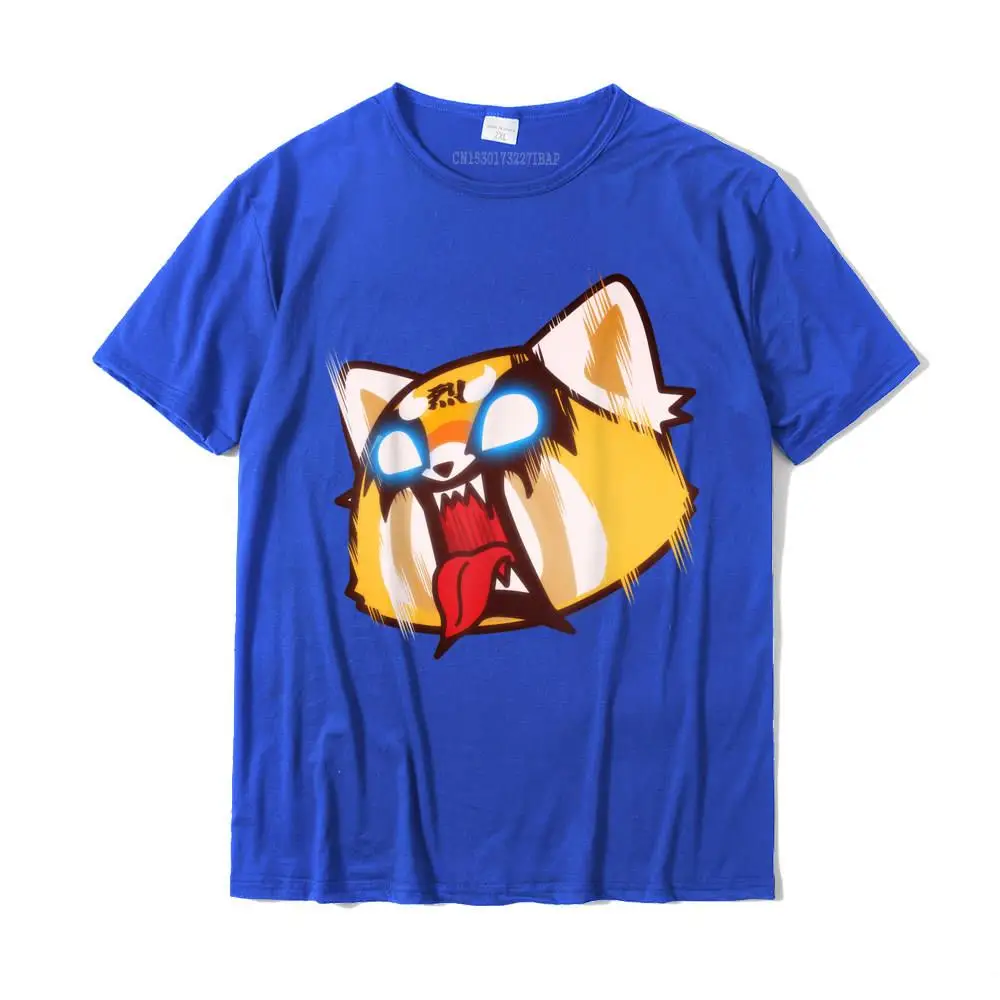 Aggretsuko Screaming Rage koszulka Top bawełniany koszulki dla mężczyzn Casual topy koszule nowy nadchodzący Hip-Hop