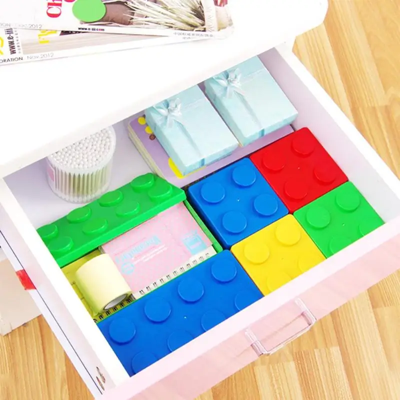 Creative DIY Legoings Storage Box Saving Space Case Office House Desktop Organizer Combination storage box