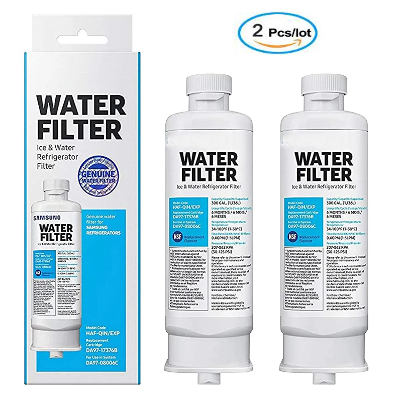 Replace Samsung DA97-17376B DA97-08006C, HAF-QIN, HAF-QIN / EXP, RF23M8070SG, refrigerator water filter (1 pack)