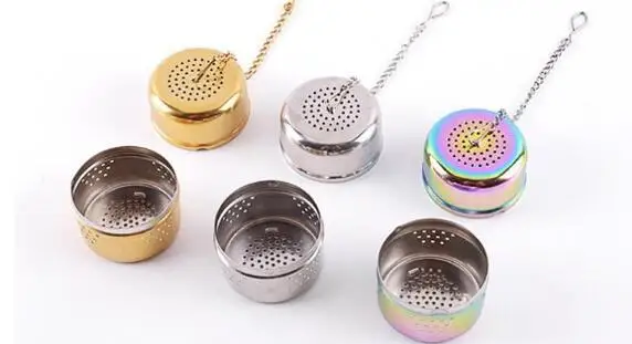 Stainless Steel Tea Strainer Infuser Tea Locking Ball Tea Mesh Herbal Ball cooking tools