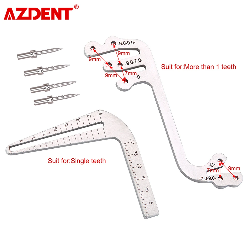 Implant stomatologiczny Instrument chirurgiczny linijka do pozycjonowania ustnego