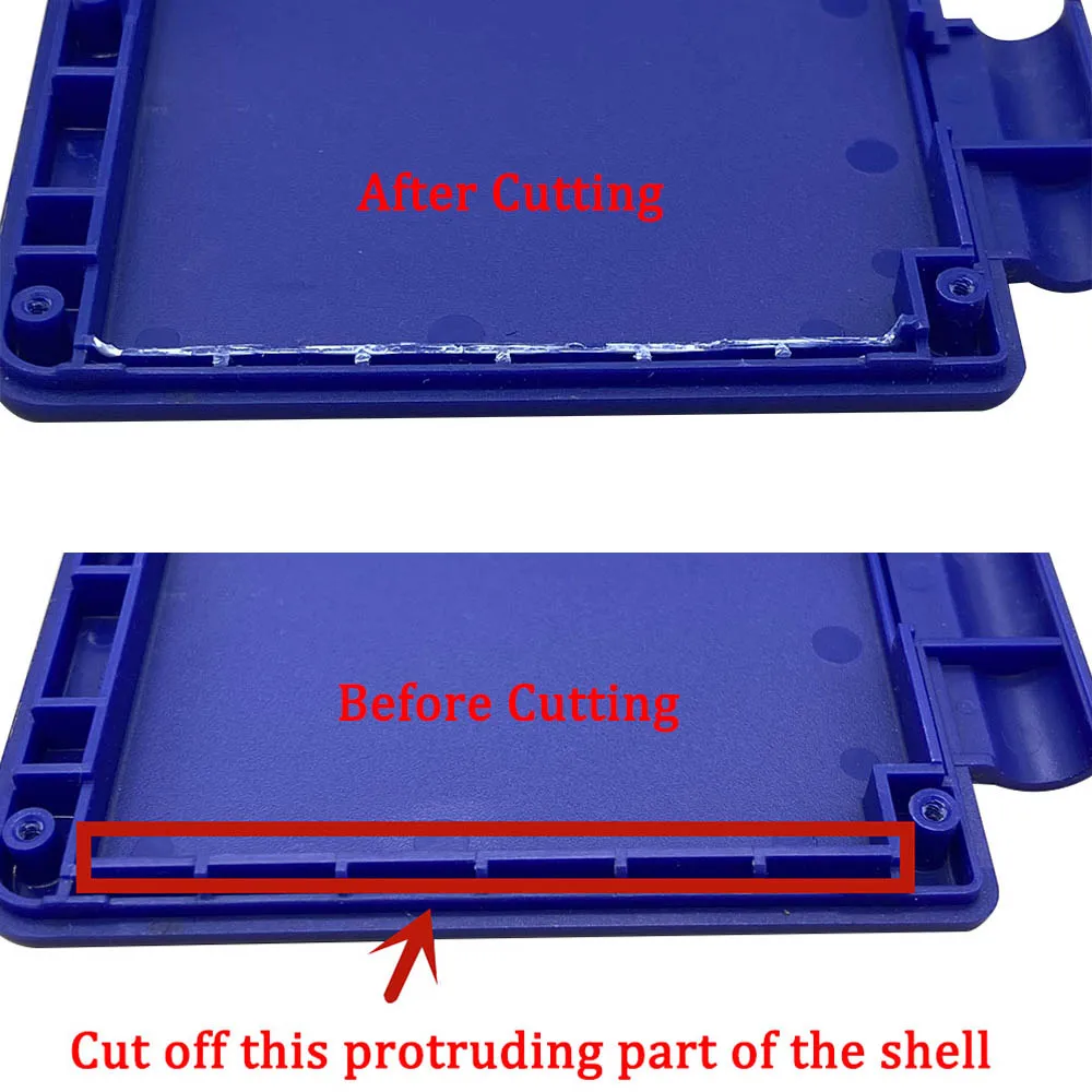 3.0 بوصة قبل مغلفة IPS LCD مجموعات الشاشة ل GBASP تسليط الضوء على سطوع LCD IPS مجموعات الشاشة 9 ألوان ل GameBoy مقدما SP