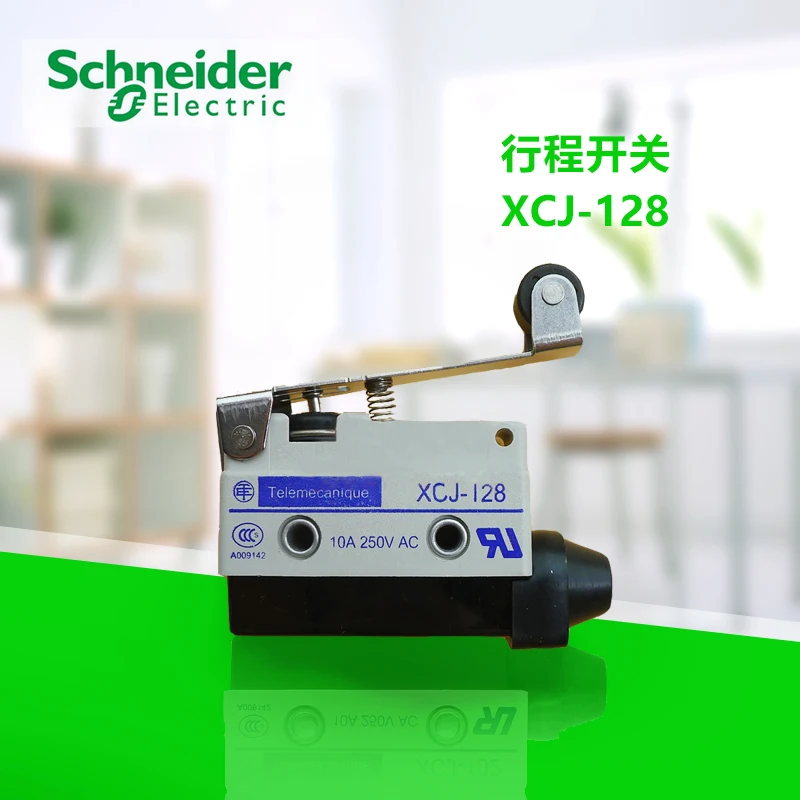 

Оптимизированный концевой выключатель хода, микропереключатель 1P, 1C/O, с мягкой резиновой крышкой кабеля, длинным плоским плоским колесом XCJ128, быстрым действия