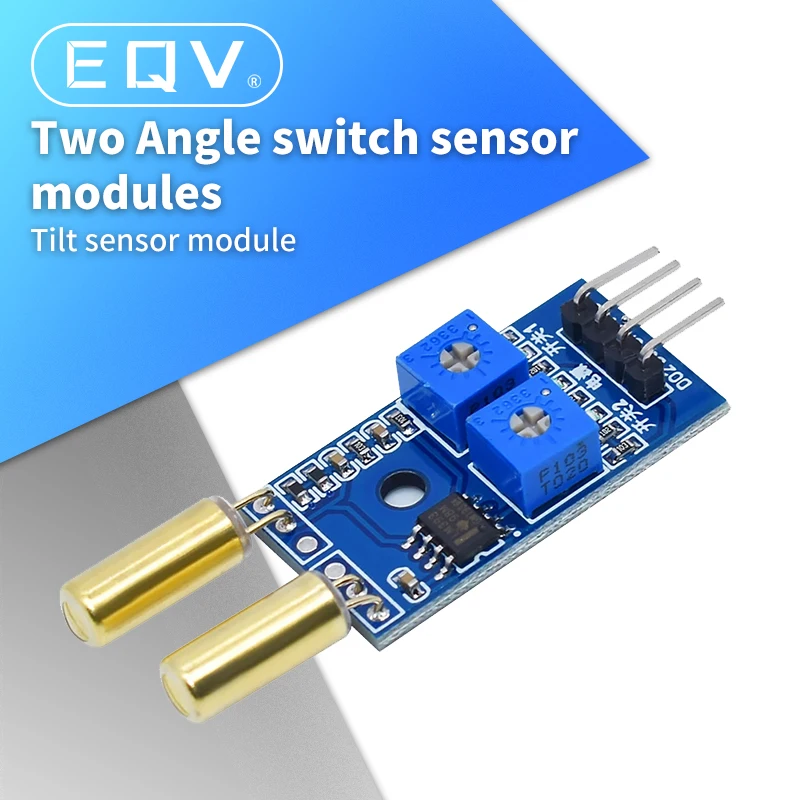 2 Channel Output Tilt Slant Angle Sensor Relay Module Golden SW520D ball switch tilt sensor module For arduino