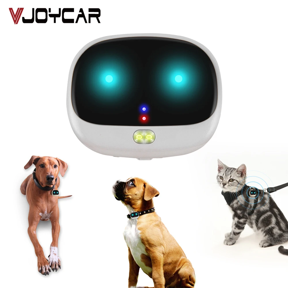 

Vjoycar Best Mini Cat GPS Tracker V47 Dog GPS Pet GSM Tracking Device Waterproof IP67 SOS Two-way Talk Free APP
