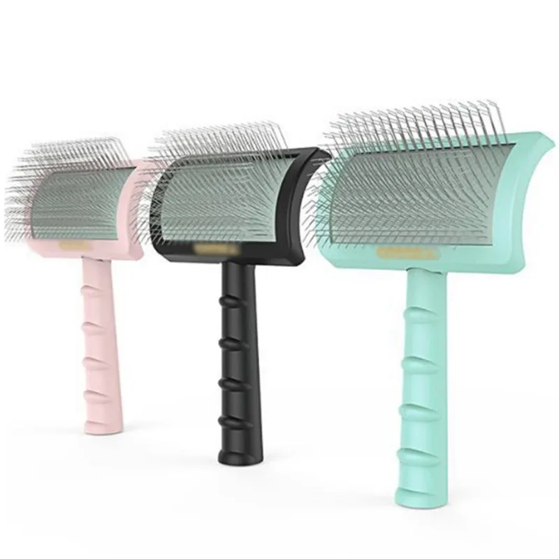 Brosse pour animaux de compagnie, peigne pour chiens et chats, élimine les chutes de poils, outil de Massage, toilettage, fournitures de nettoyage