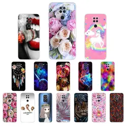 Silicone Soft TPU Phone Case For Xiaomi Redmi Note 9 Note 9s Shockproof Back Cover Bumper Xiaomi Redmi Note9 Note9s Cartoon Case