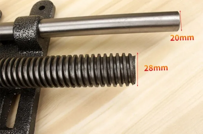 10.5 inch woodworking clamp guide rod double connecting rod table clamp clamp workbench console clamp