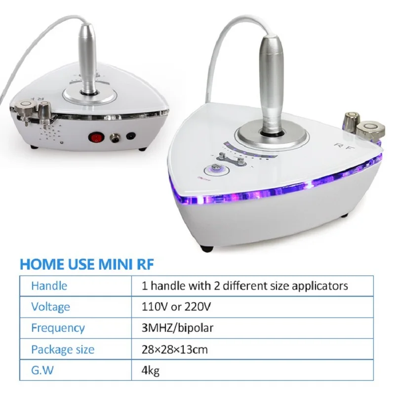 Portable type skin tightening face lifting feature rf radiofrequency beauty equipment