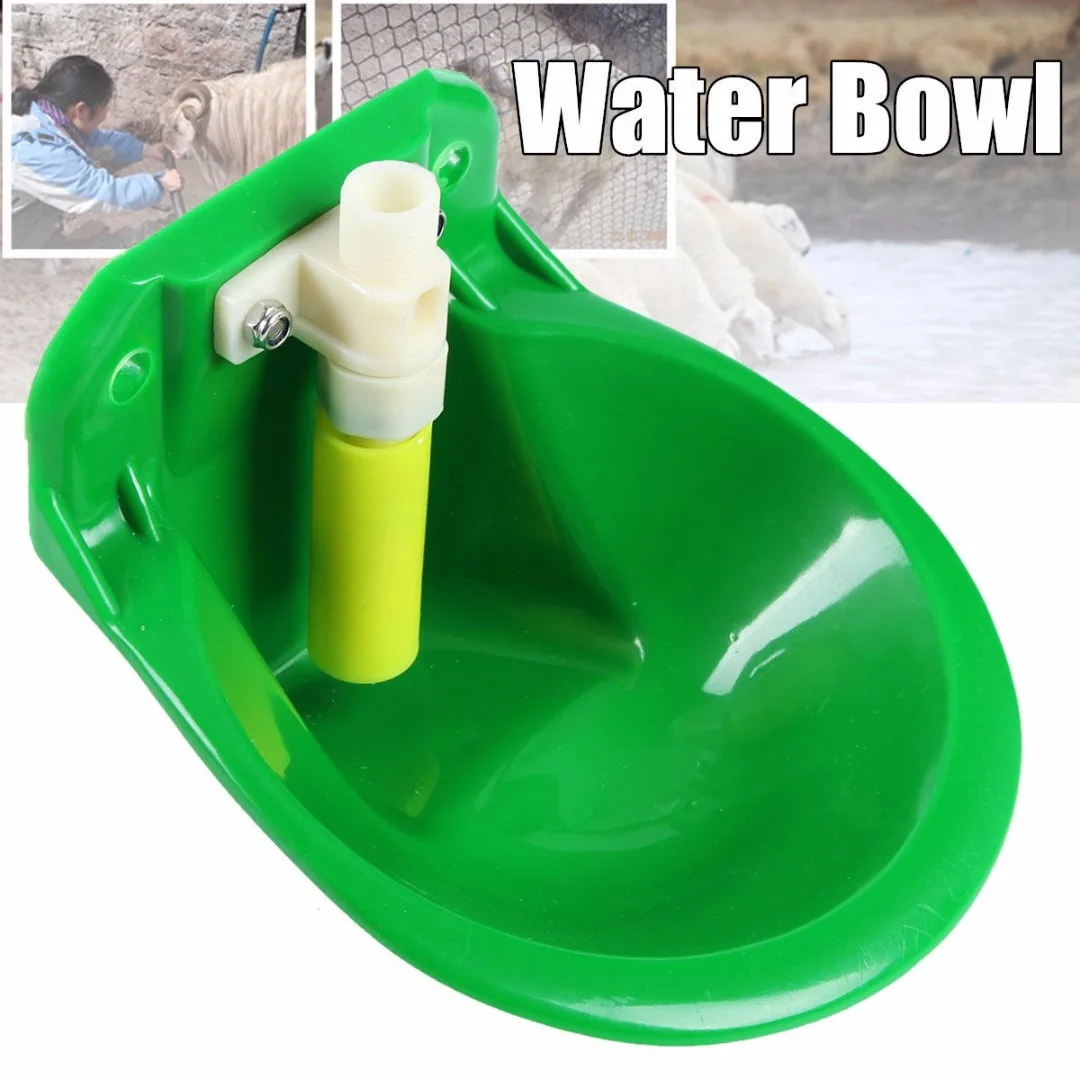 New Automatic Plastic Farm Water Bowl Float Valve Drinking Stock For Horse Sheep Dog