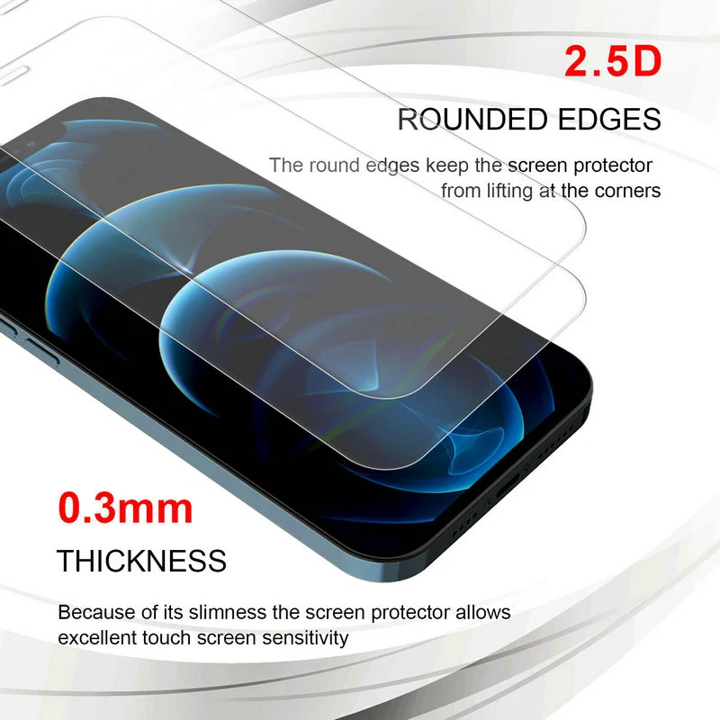 

9H 2.5D 0.3mm Tempered Glass Screen Protector for iPhone 14 13 12 pro 6.1 max 6.7 11 XR XS X 8 7 plus 6s Bulk Selling 2000 pcs