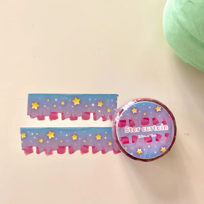 Schattige Star Moon Cloud Washi Tapes Diy Plakboek Journal Handaccount Dagboek Zelfklevende Afplakband Kawaii Briefpapier