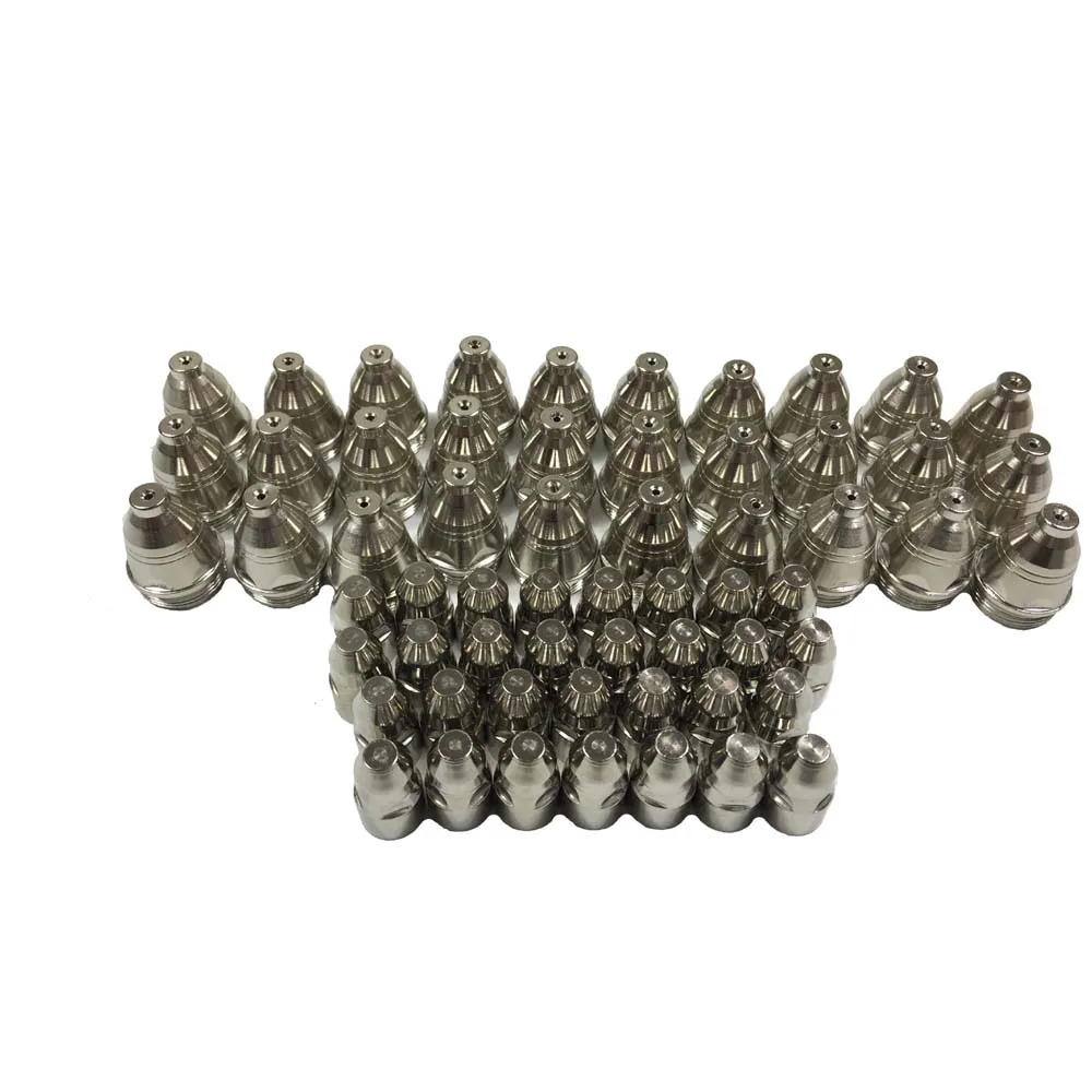 

100pcs P80 Plasma Cutting Torch Consumable Cutting CNC 60A 80A 100A P80 Plasma Torch Tip Electrode Nozzle