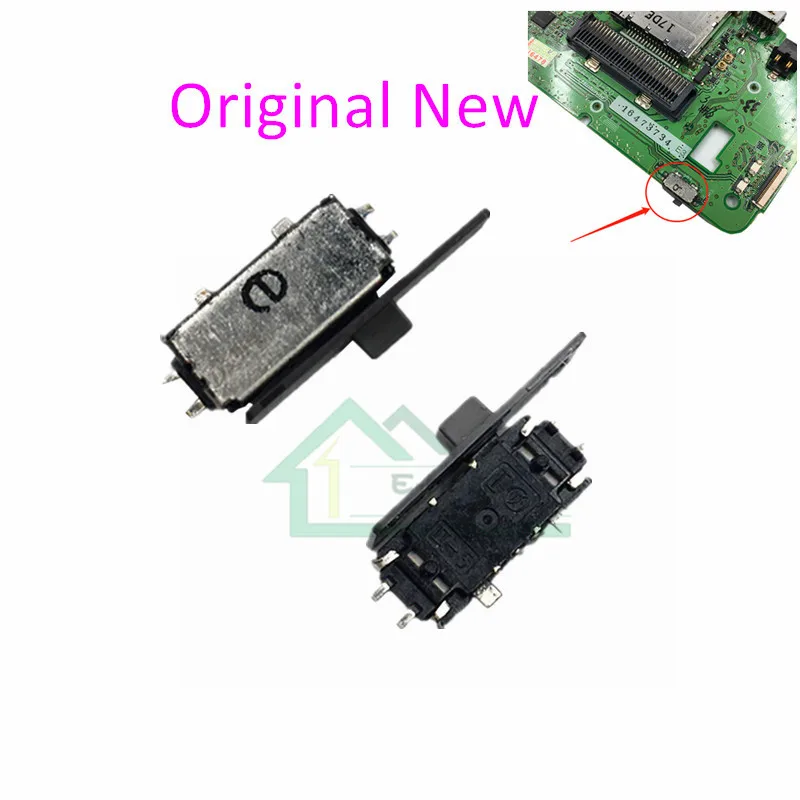 Original New Volume Switch Button with Plastic Slide Button Replacement For NDS Motherboard PCB Board Repair