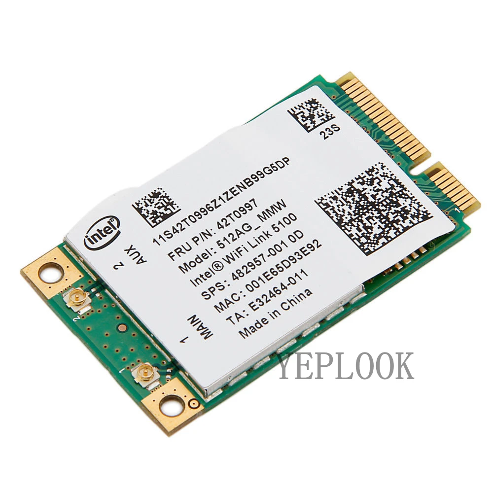 512AN 5100AGN 300 Мбит/с Беспроводная Wi-Fi Карта 802.11N PCI-E для Lenovo Y450 G450 G450L Y430 SL300 SL400 SL500 X200 X200s X200t X301